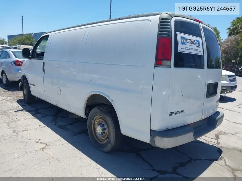 2000 GMC Savana Standard VIN: 1GTGG25R6Y1244657 Lot: 45312689