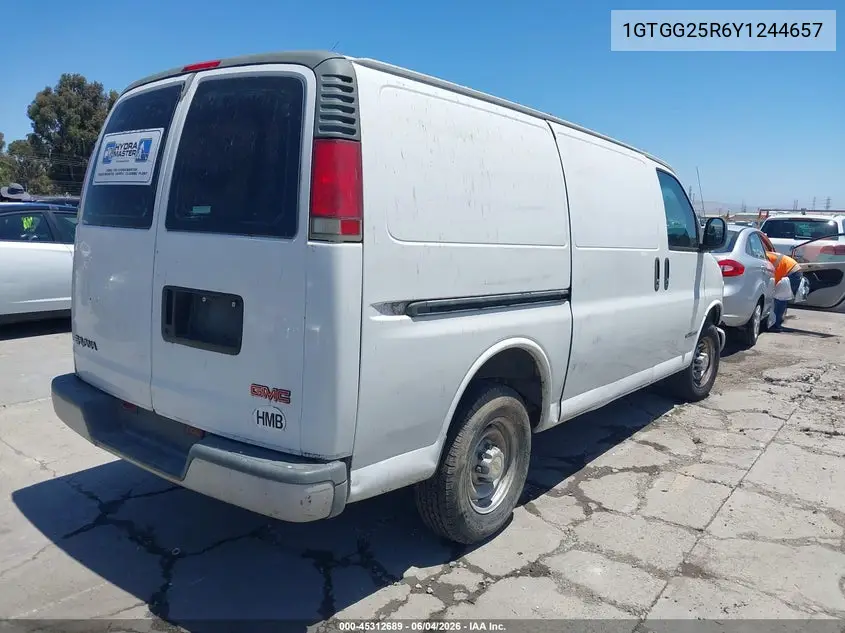 2000 GMC Savana Standard VIN: 1GTGG25R6Y1244657 Lot: 45312689