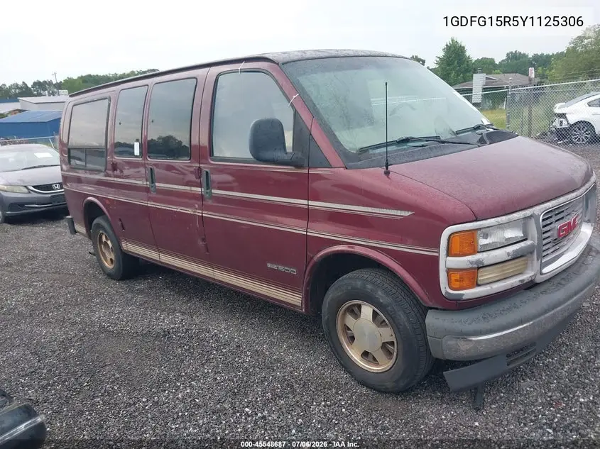 2000 GMC Savana Rv VIN: 1GDFG15R5Y1125306 Lot: 45548687