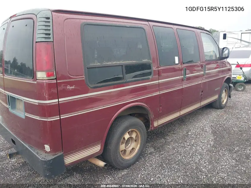 2000 GMC Savana Rv VIN: 1GDFG15R5Y1125306 Lot: 45548687