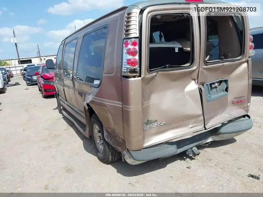 2002 GMC Savana Passenger Standard VIN: 1GDFG15M921208703 Lot: 45445125