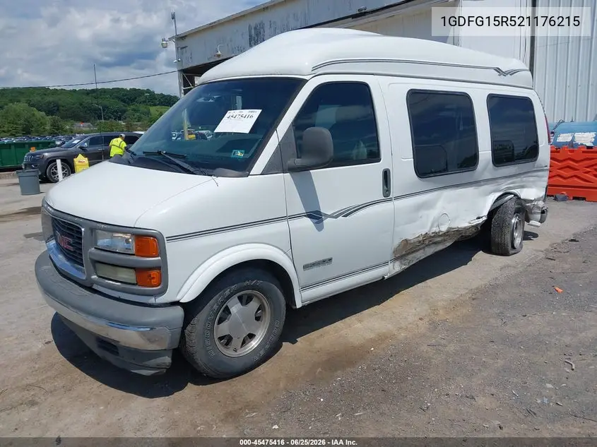 2002 GMC Savana Passenger Standard VIN: 1GDFG15R521176215 Lot: 45475416