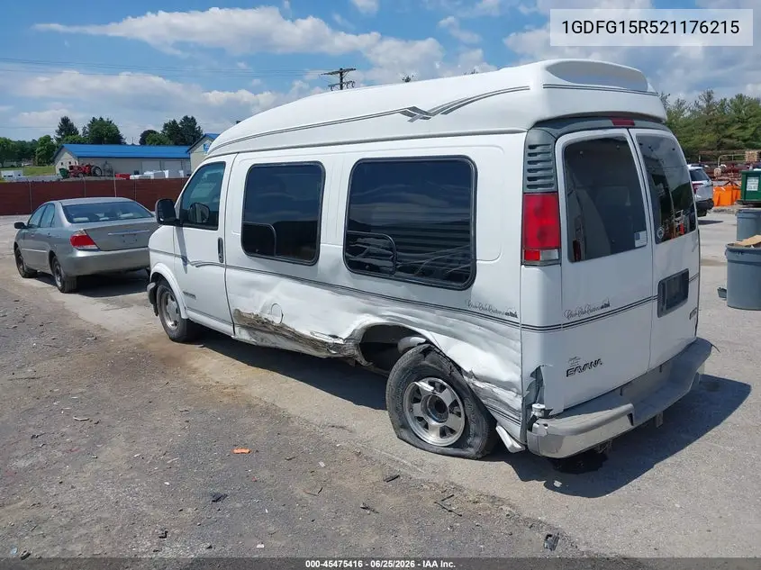 2002 GMC Savana Passenger Standard VIN: 1GDFG15R521176215 Lot: 45475416