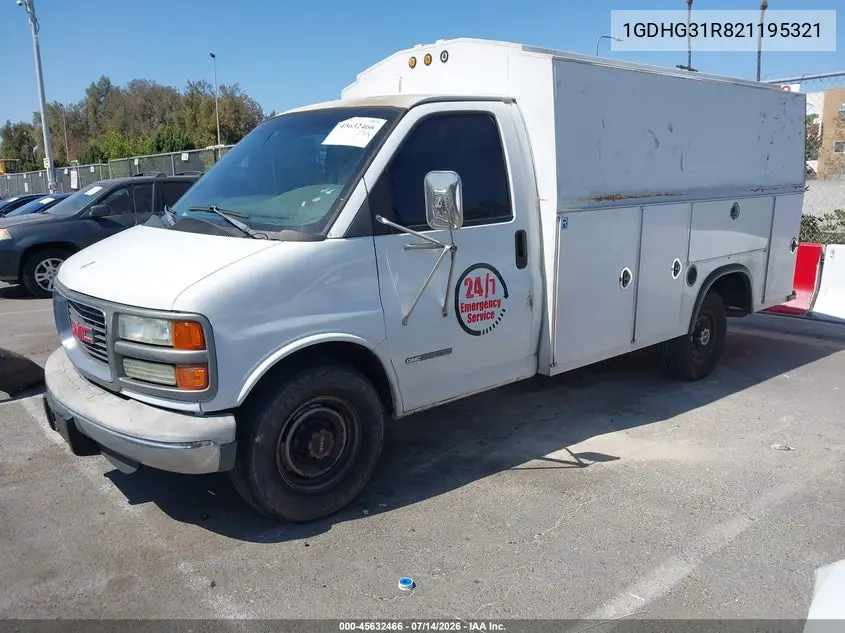 2002 GMC Savana Cutaway Standard VIN: 1GDHG31R821195321 Lot: 45632466