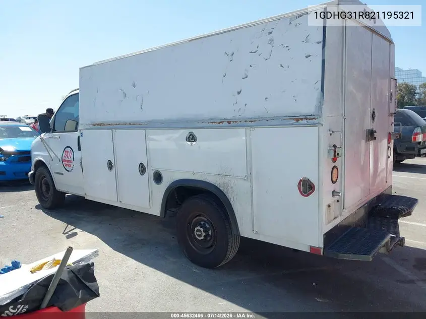 2002 GMC Savana Cutaway Standard VIN: 1GDHG31R821195321 Lot: 45632466