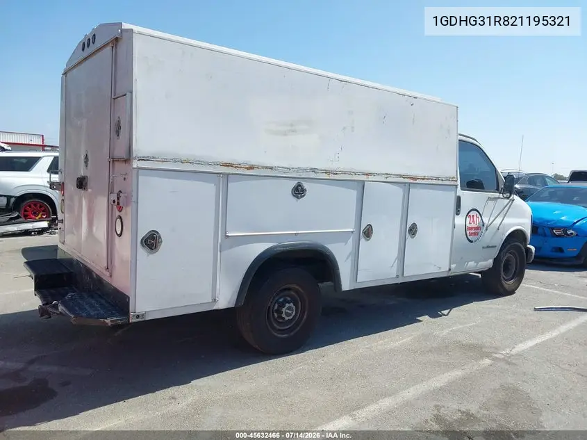 2002 GMC Savana Cutaway Standard VIN: 1GDHG31R821195321 Lot: 45632466