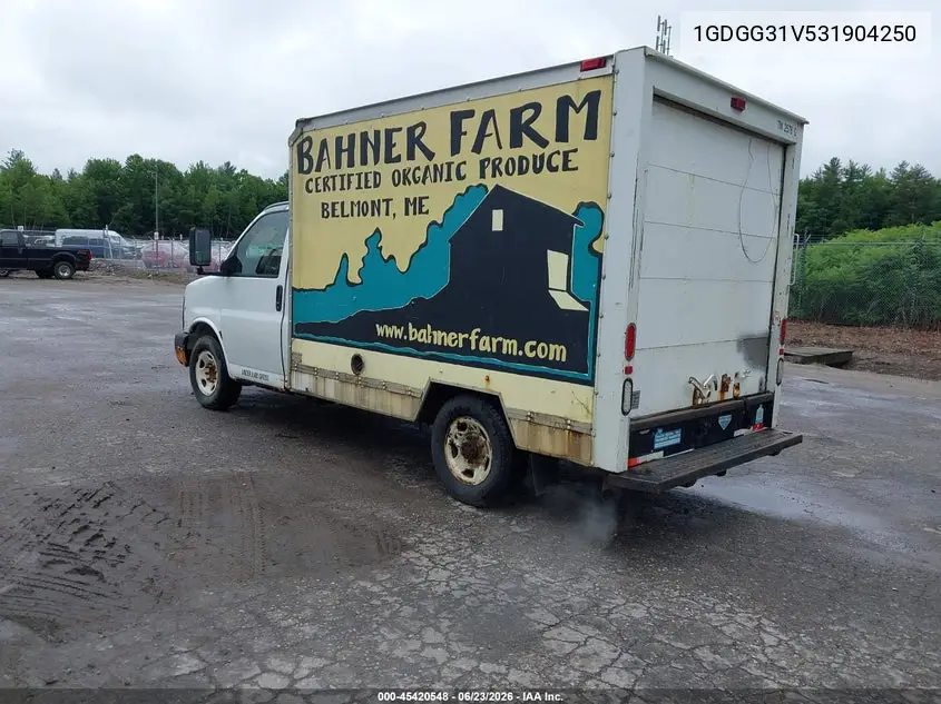 2003 GMC Savana Cutaway Standard VIN: 1GDGG31V531904250 Lot: 45420548