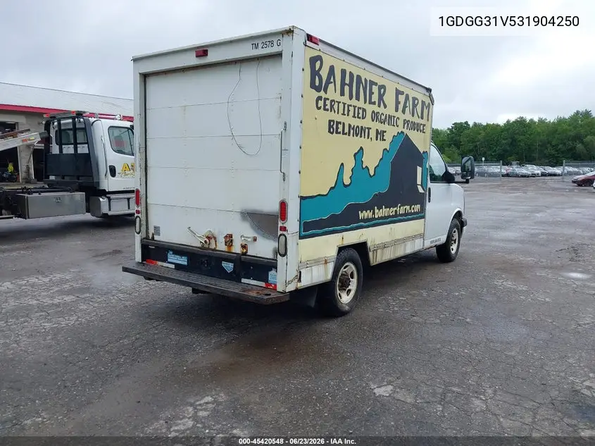 2003 GMC Savana Cutaway Standard VIN: 1GDGG31V531904250 Lot: 45420548