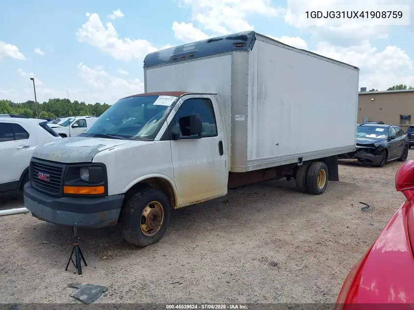 2004 GMC Savana Cutaway Standard W/C7L/C7N VIN: 1GDJG31UX41908759 Lot: 45539524