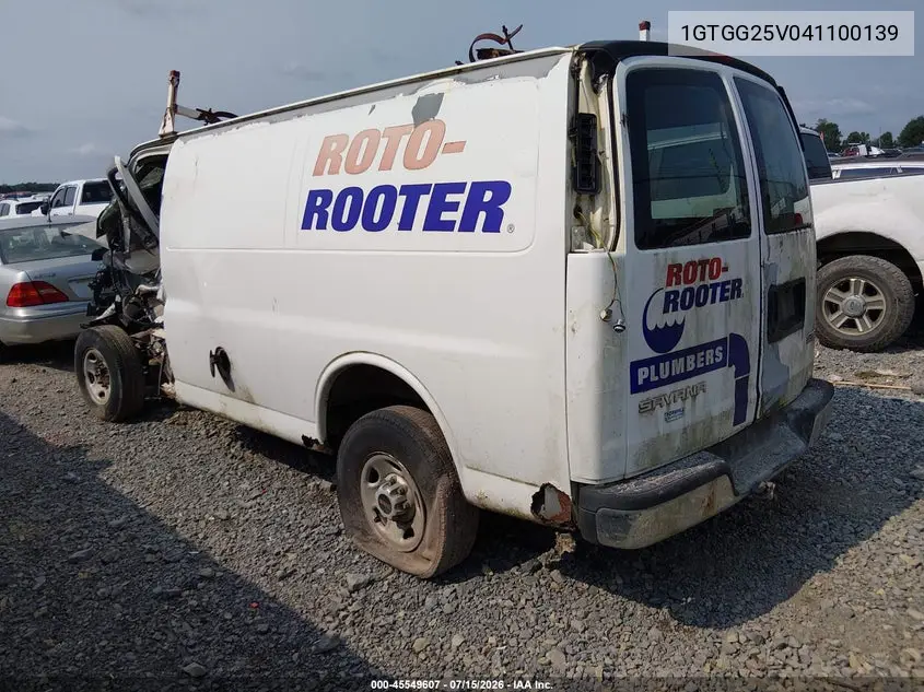 2004 GMC Savana Standard VIN: 1GTGG25V041100139 Lot: 45549607