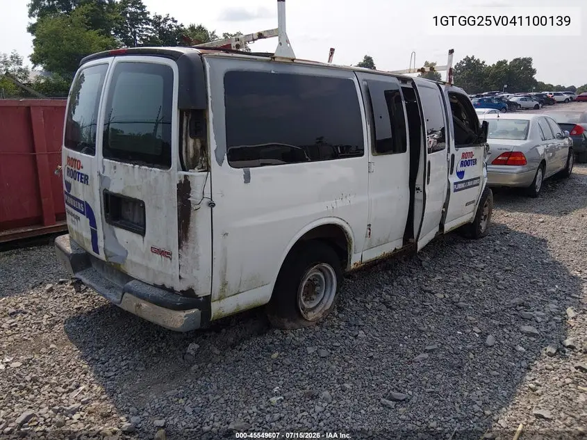 2004 GMC Savana Standard VIN: 1GTGG25V041100139 Lot: 45549607