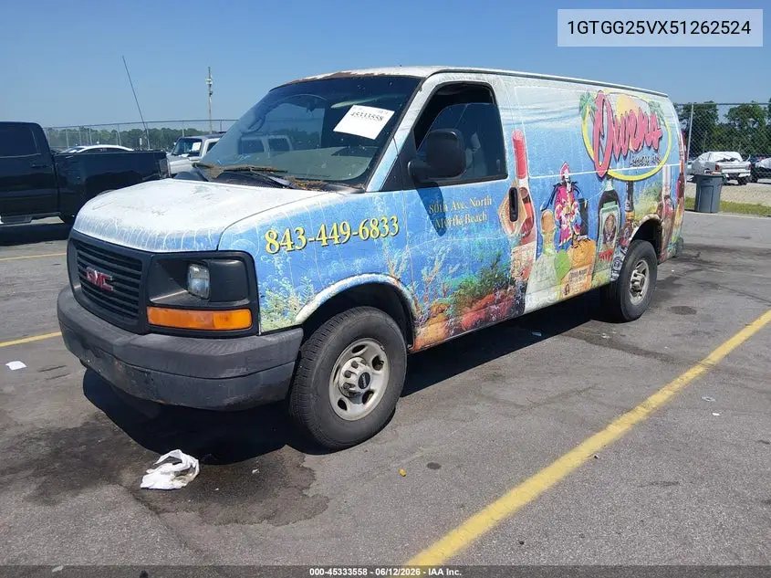 2005 GMC Savana Standard VIN: 1GTGG25VX51262524 Lot: 45333558