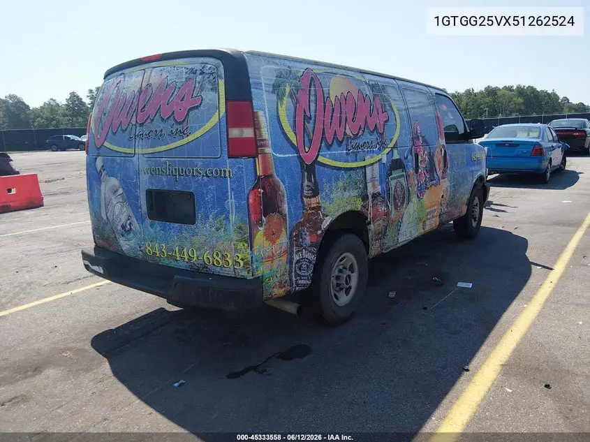 2005 GMC Savana Standard VIN: 1GTGG25VX51262524 Lot: 45333558
