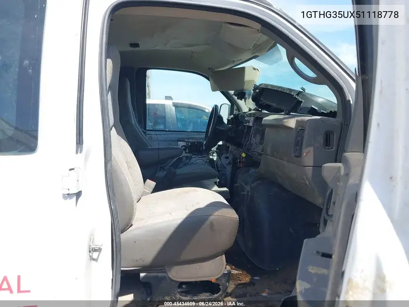 2005 GMC Savana Standard VIN: 1GTHG35UX51118778 Lot: 45434509
