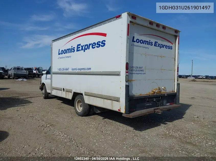 2006 GMC Savana Cutaway G3500 VIN: 1GDHG31U261901497 Lot: 12602340