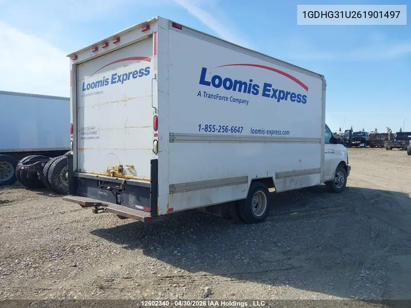 2006 GMC Savana Cutaway G3500 VIN: 1GDHG31U261901497 Lot: 12602340