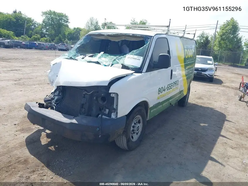 2006 GMC Savana Work Van VIN: 1GTHG35V961155296 Lot: 45290840