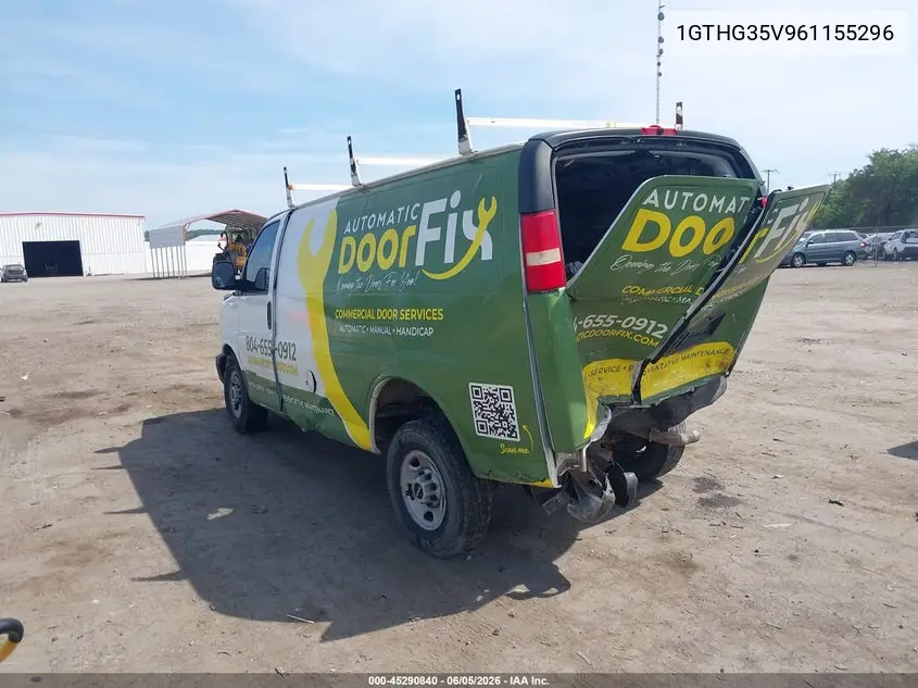 2006 GMC Savana Work Van VIN: 1GTHG35V961155296 Lot: 45290840