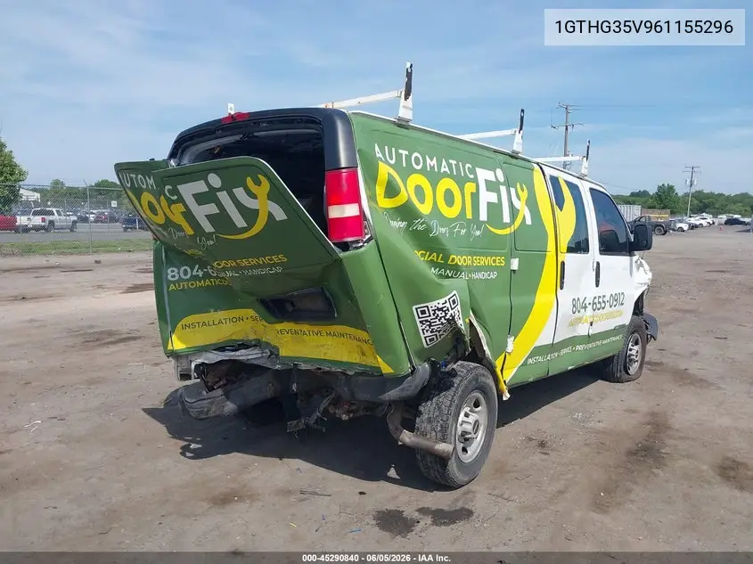 2006 GMC Savana Work Van VIN: 1GTHG35V961155296 Lot: 45290840