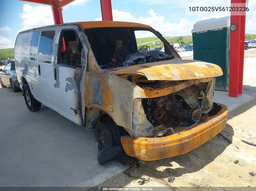 2006 GMC Savana Work Van VIN: 1GTGG25V561203236 Lot: 45358789