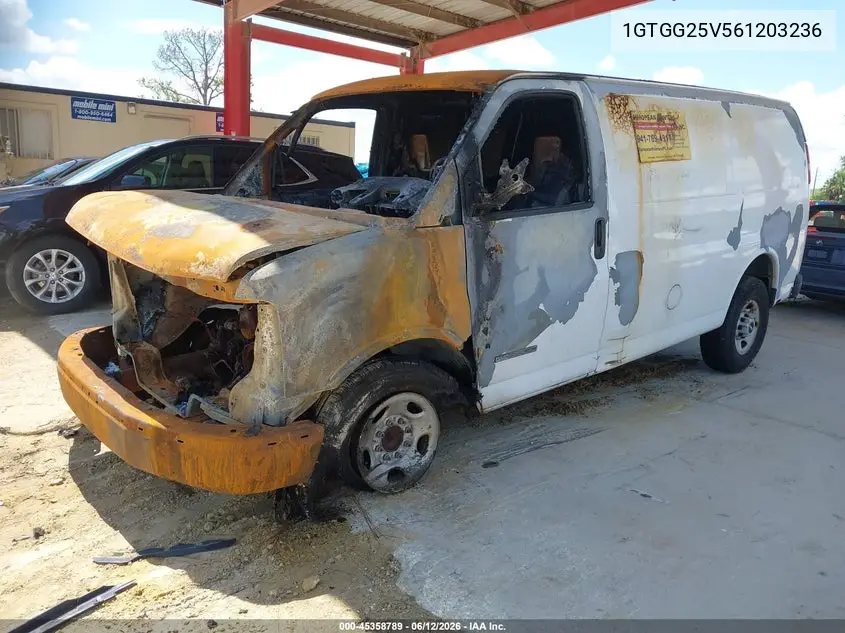 2006 GMC Savana Work Van VIN: 1GTGG25V561203236 Lot: 45358789