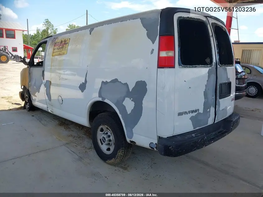 2006 GMC Savana Work Van VIN: 1GTGG25V561203236 Lot: 45358789