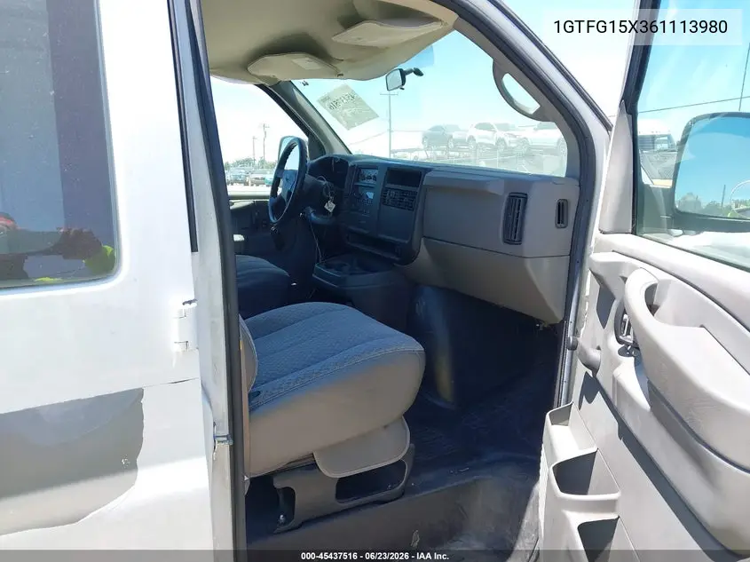 2006 GMC Savana Work Van VIN: 1GTFG15X361113980 Lot: 45437516
