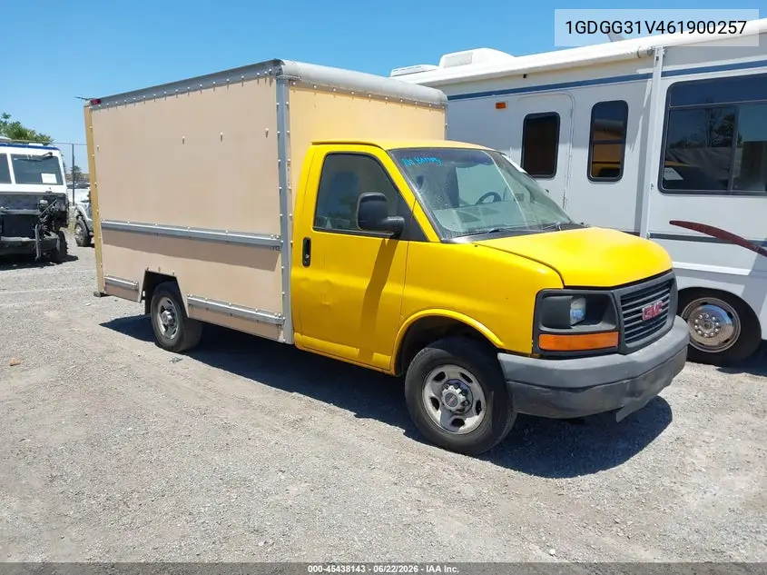 2006 GMC Savana Cutaway Work Van VIN: 1GDGG31V461900257 Lot: 45438143