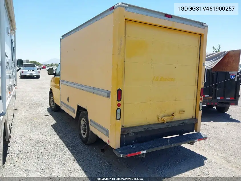 2006 GMC Savana Cutaway Work Van VIN: 1GDGG31V461900257 Lot: 45438143