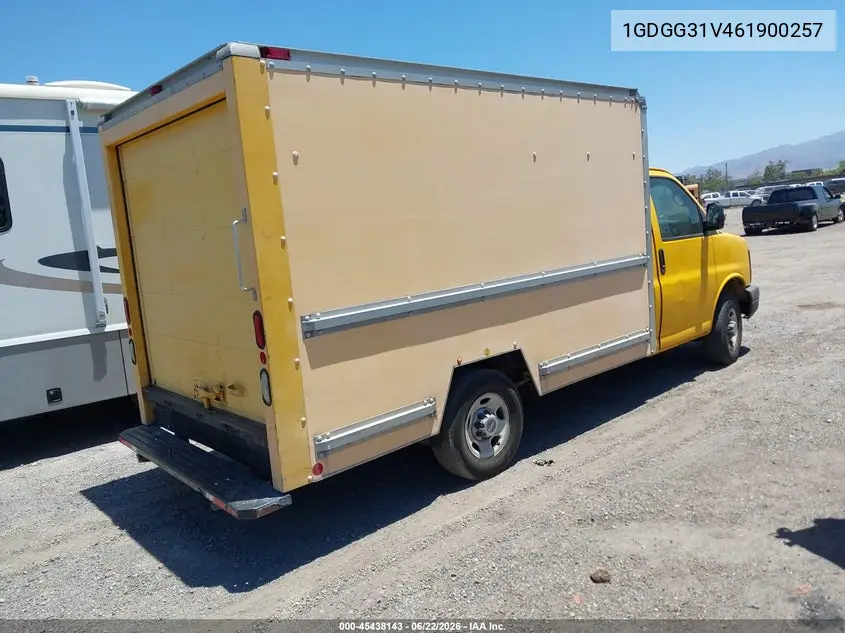 2006 GMC Savana Cutaway Work Van VIN: 1GDGG31V461900257 Lot: 45438143