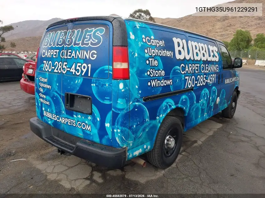 2006 GMC Savana Work Van VIN: 1GTHG35U961229291 Lot: 45582079