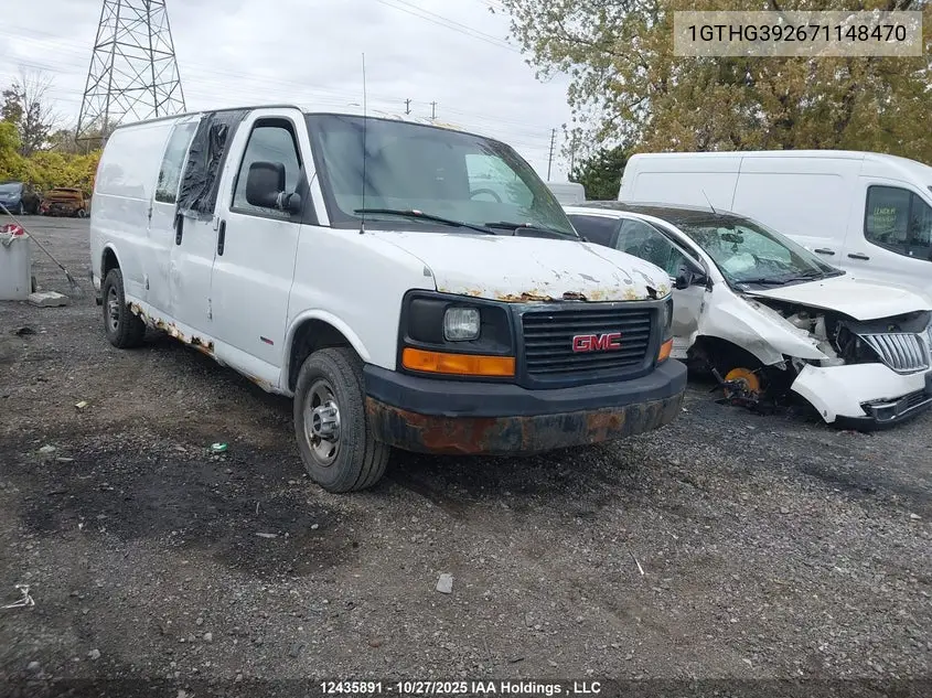 2007 GMC Savana Standard VIN: 1GTHG392671148470 Lot: 12435891