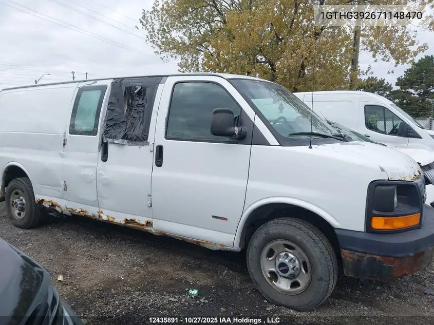 2007 GMC Savana Standard VIN: 1GTHG392671148470 Lot: 12435891