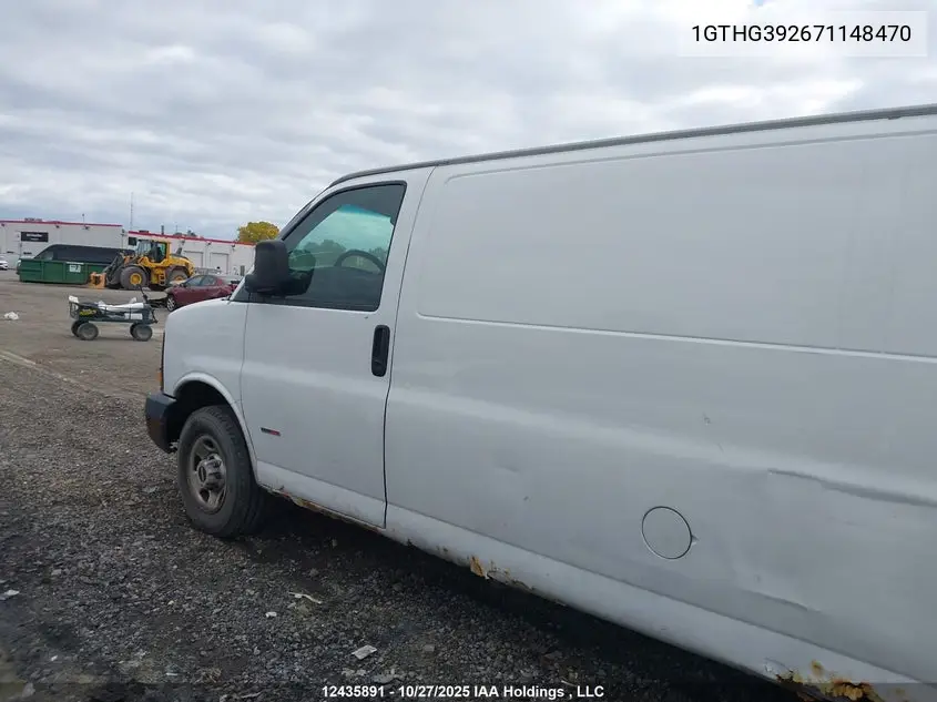 2007 GMC Savana Standard VIN: 1GTHG392671148470 Lot: 12435891