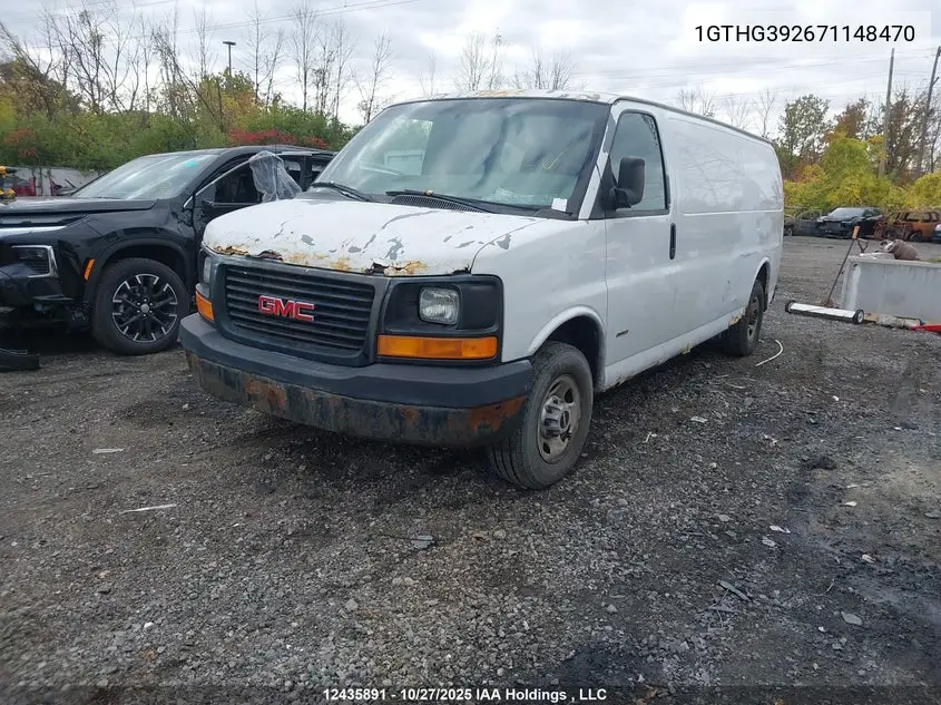2007 GMC Savana Standard VIN: 1GTHG392671148470 Lot: 12435891
