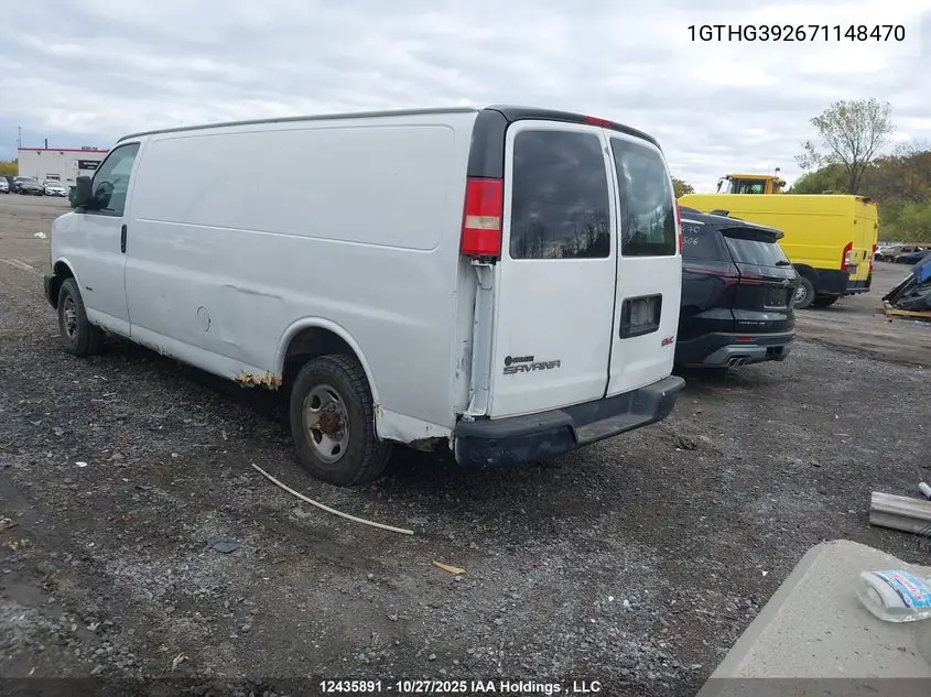 2007 GMC Savana Standard VIN: 1GTHG392671148470 Lot: 12435891