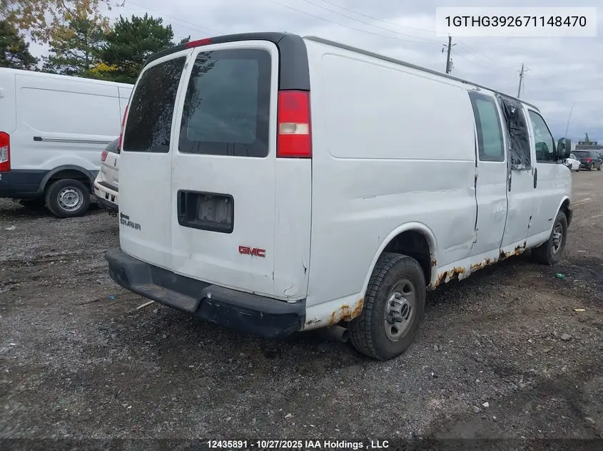 2007 GMC Savana Standard VIN: 1GTHG392671148470 Lot: 12435891