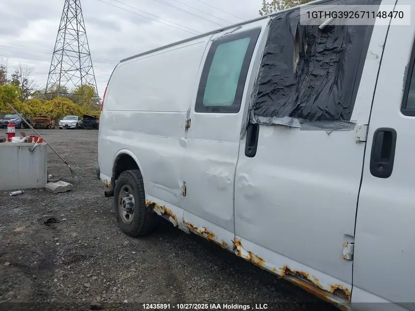2007 GMC Savana Standard VIN: 1GTHG392671148470 Lot: 12435891