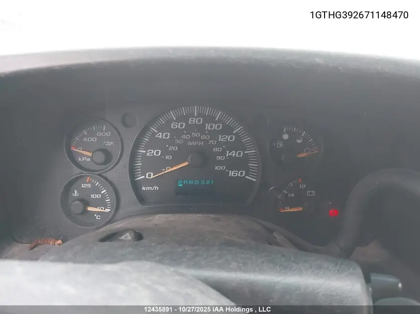 2007 GMC Savana Standard VIN: 1GTHG392671148470 Lot: 12435891