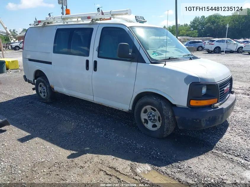 2008 GMC Savana Work Van VIN: 1GTFH154481235124 Lot: 45672197