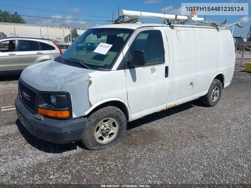 2008 GMC Savana Work Van VIN: 1GTFH154481235124 Lot: 45672197