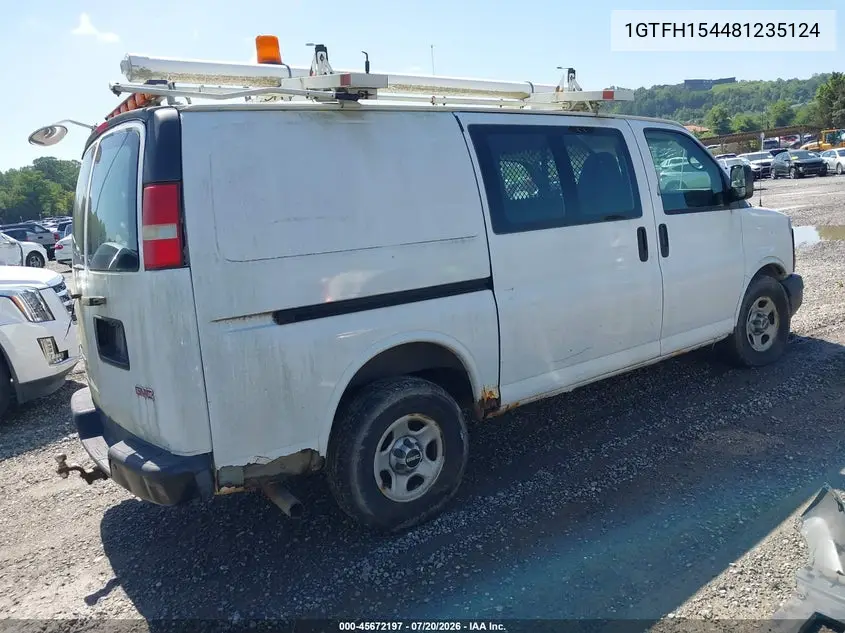 2008 GMC Savana Work Van VIN: 1GTFH154481235124 Lot: 45672197
