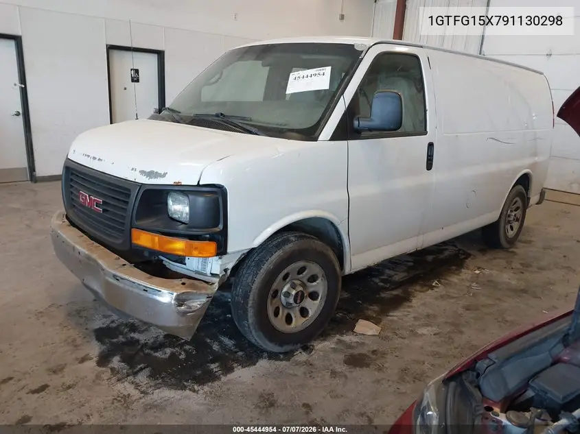 2009 GMC Savana Work Van VIN: 1GTFG15X791130298 Lot: 45444954