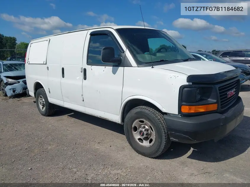 2011 GMC Savana 3500 Work Van VIN: 1GTZ7TFG7B1184682 Lot: 45406940