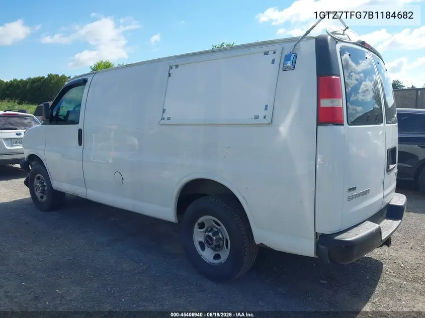 2011 GMC Savana 3500 Work Van VIN: 1GTZ7TFG7B1184682 Lot: 45406940