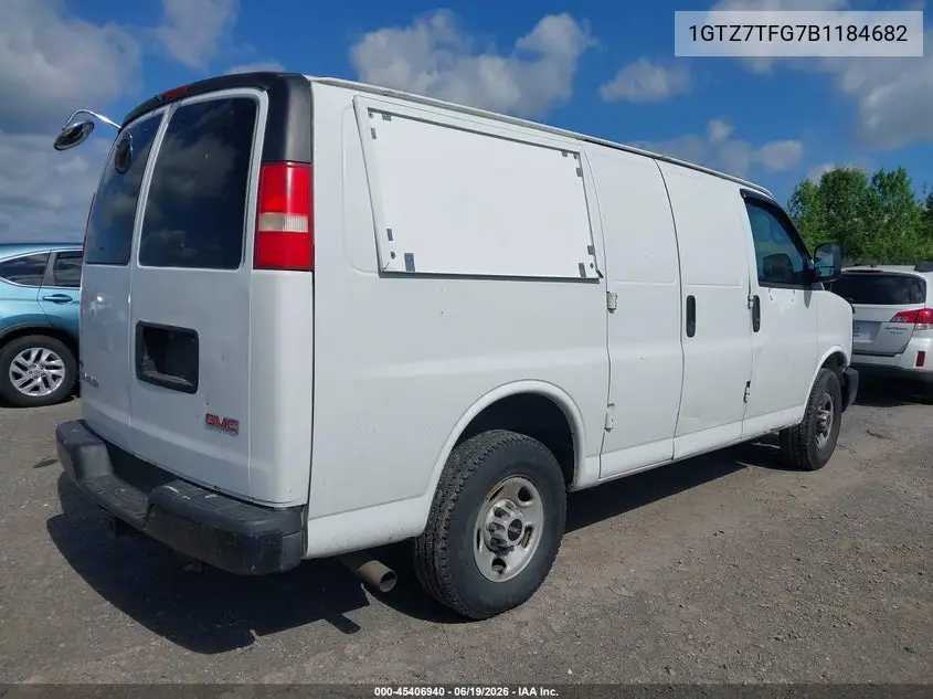 2011 GMC Savana 3500 Work Van VIN: 1GTZ7TFG7B1184682 Lot: 45406940