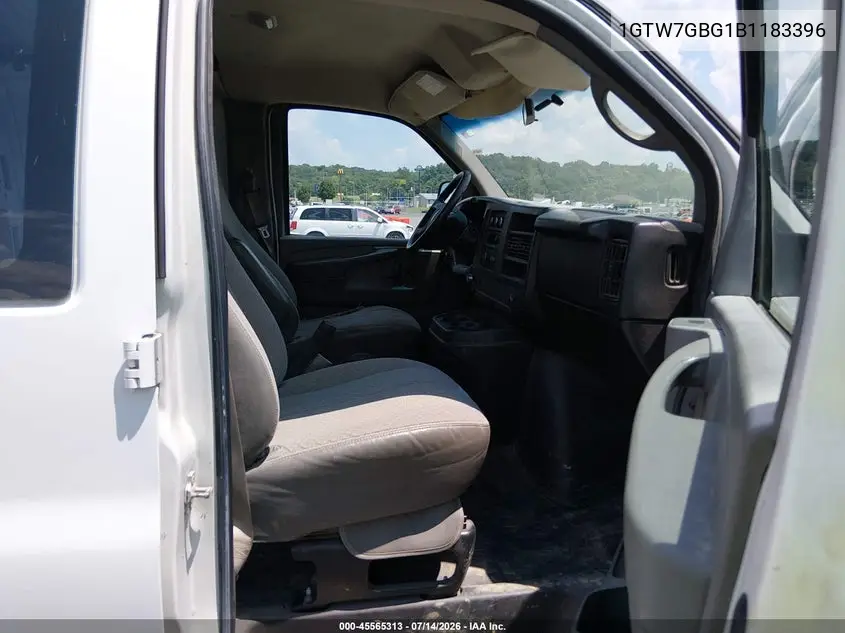 2011 GMC Savana 2500 Work Van VIN: 1GTW7GBG1B1183396 Lot: 45565313