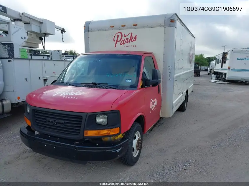 2012 GMC Savana Cutaway Work Van VIN: 1GD374CG9C1906697 Lot: 45290822