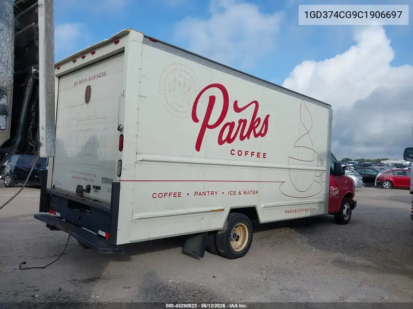 2012 GMC Savana Cutaway Work Van VIN: 1GD374CG9C1906697 Lot: 45290822