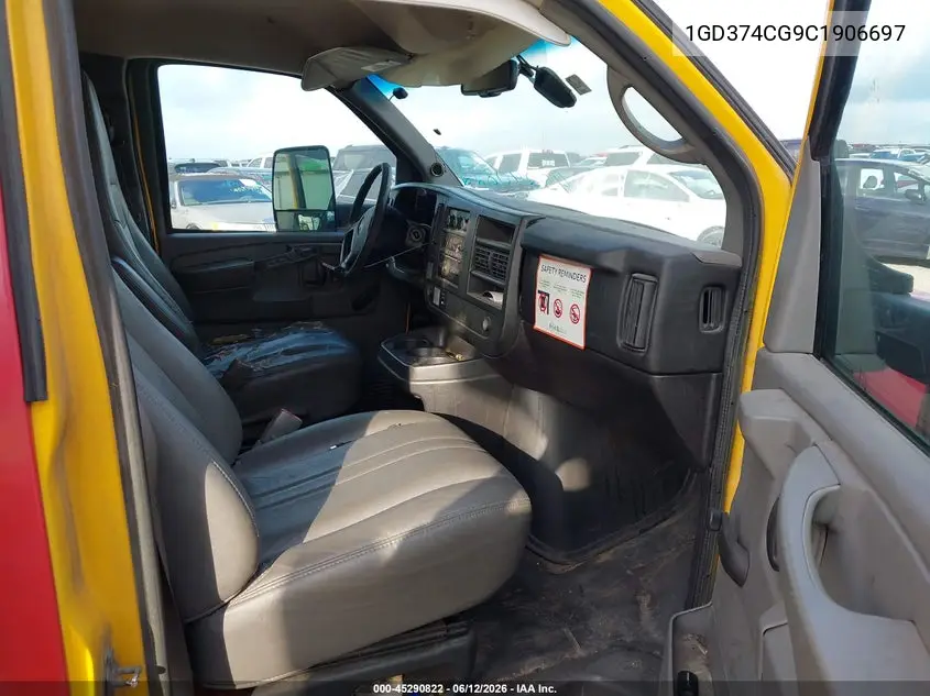 2012 GMC Savana Cutaway Work Van VIN: 1GD374CG9C1906697 Lot: 45290822